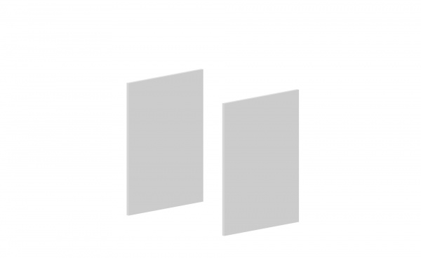 Комплект боковых отделочных панелей для шкафа высотой 80 см. U2PD080