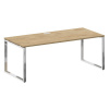 Shift Стол руководителя прямой без тумбы SK.SR-200 Тиквуд Светлый 2000*900*753