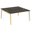 Onix Wood Рабочая станция OW.D.RS-2.4.8 Дуб Мали/Дуб Светлый/Металл Белый 1580*1635*750