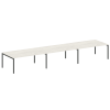 Metal System Quattro Переговорный стол (3 столешницы) на П-оразном м/к 40БП.ПРГ-3.5 Дуб Наварра/Мета