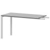 Бриф-приставка на металлокаркасе АМ-120.60 Серый/Белый 1200x600x760 Арго-М