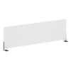 Metal System Экран для стола боковой Б.ЭКР-120 Белый/Металл Антрацит 1200*348*18