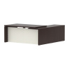 Стол руководителя TLCT 1820(L) Венге Магия Z/Латте 1800х2000х750 TORR LUX