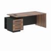 Стол руководителя с тумбой VRCT 2090(L) 2000х900х750