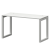 Стол на металлокаркасе СМС25-О-18К.60.Пр50 Белый/Белый 1800x600x750 Смарт