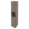 Style Шкаф высокий узкий левый Л.СУ-1.5 (L) Вяз Благородный 412*410*1980
