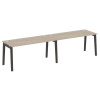 Onix Wood Рабочая станция OW.RS-2.4.7 Дуб Аттик/Дуб Темный/Металл Антрацит 3160*720*750