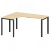 Metal System Стол криволинейный левый на П-образном м/к БП.СА-4 (L) 1600*12