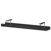 Кабель-канал для двойных бенчей MKZ-0180.Ф Черный 1600x160x110 Смарт