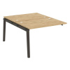 Onix Wood Наборный эл. раб. станции OW.2.NRS-2.8 Тиквуд Светлый/Дуб Темный/Металл Антрацит 1180*1635